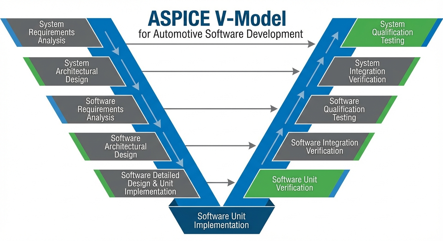 ASPICE V-Model Diagram