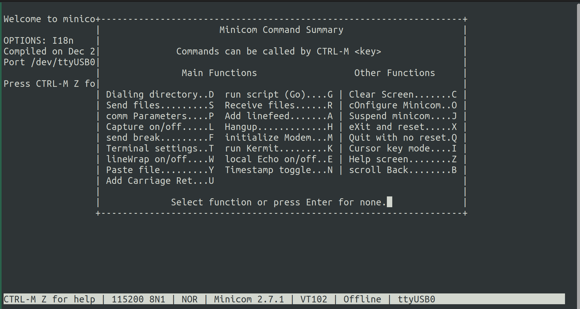 minicom_summary